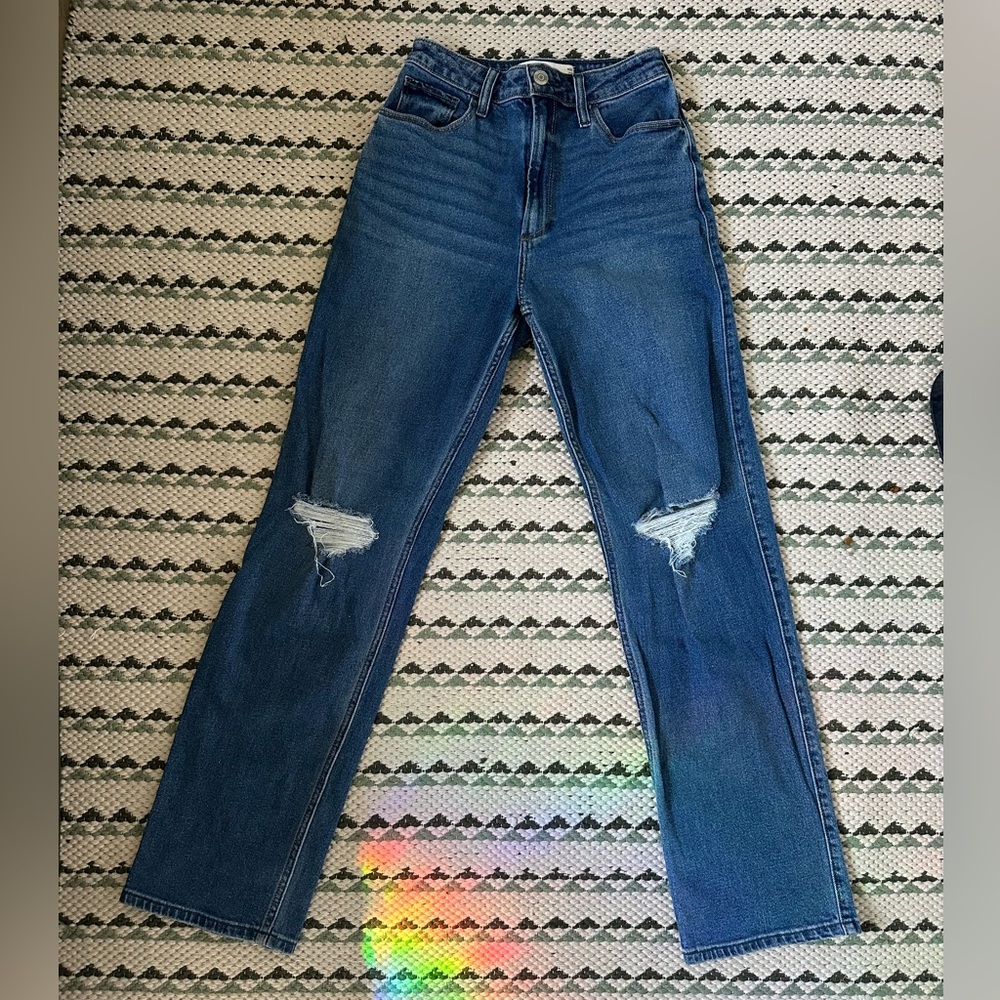 Hollister curvy ultra high ride dad Jean